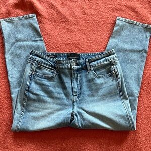 White House Black Market Light Blue Straight Leg Jeans